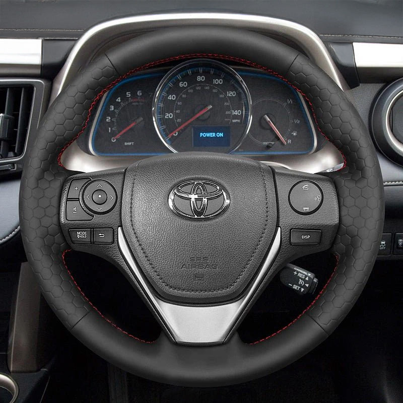 Car Steering Wheel Cover Wrap for Toyota RAV4 and Corolla 2012-2017