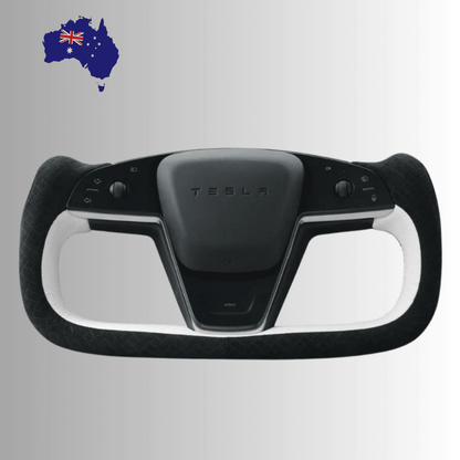 Steering Wheel Cover wrap for Tesla Yoke Model S 2021-2023 / Model X 2021-2023