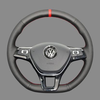 Steering Wheel Cover wrap for Volkswagen VW Golf 7 Golf Alltrack Golf SportWagen Jetta Passat Tiguan e-Golf Arteon Atlas 2015-2021
