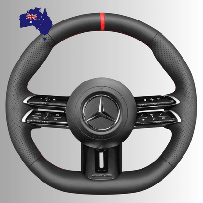 Steering Wheel Cover wrap for Mercedes-Benz CLA35 AMG/ AMG GT 63