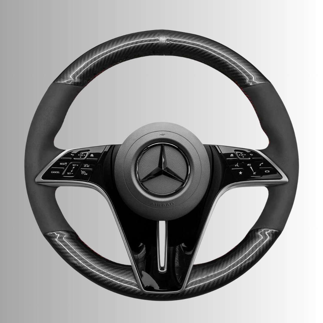 Steering Wheel Cover wrap for Mercedes-Benz CLS-Class (C257)/ CLS-Class AMG-Line/ E-Class (W213)/ EQS (V297)