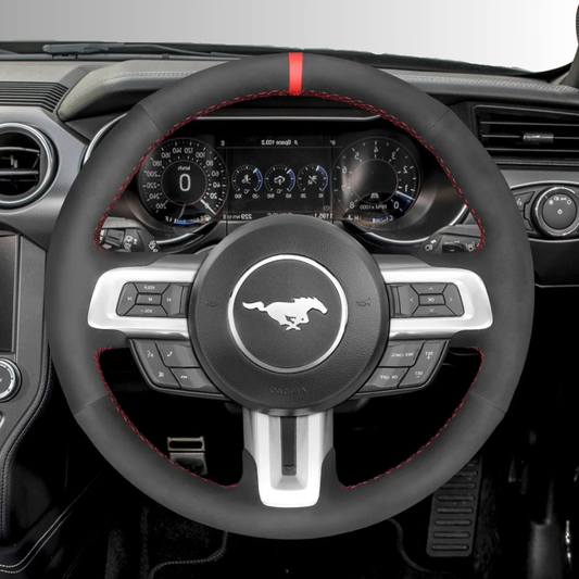 Steering Wheel Cover wrap for Ford Mustang 2015-2024