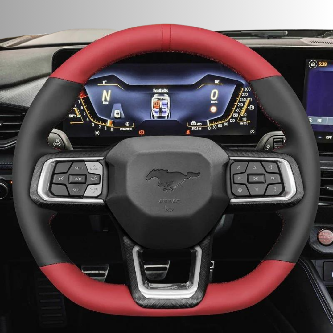 Steering Wheel Cover wrap for Ford Mustang 2024