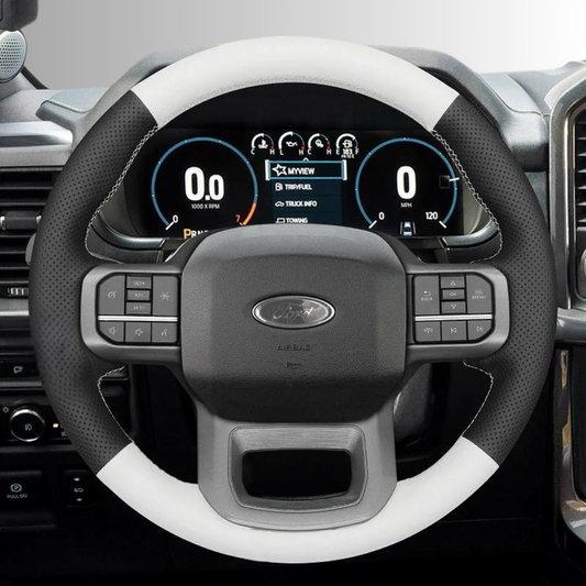 Steering Wheel Cover wrap for Ford F-150 F150/ F-150 (Lightning)/ F-350 F350/ F-450/ Expedition