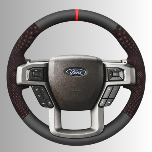 Steering Wheel Cover wrap for Ford F-150 F150/ F-250 F250/ F-350 F350/ F-450 F450/ Expedition