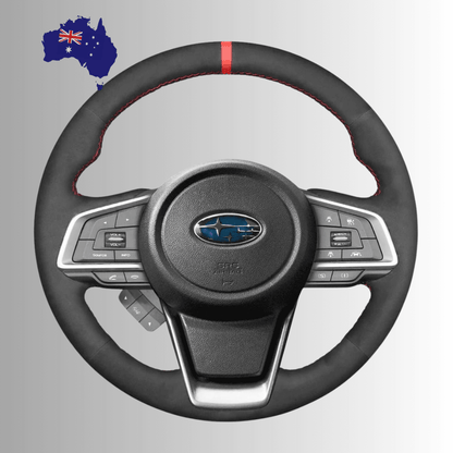 Steering Wheel Cover wrap for Subaru Forester Ascent Crosstrek Impreza Legacy Outback 2018-2020