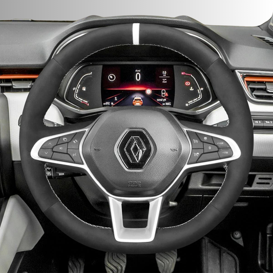 Steering Wheel Cover  wrap for Renault Clio 5 (V) 2019-2020 / Captur 2 2020 / Zoe 2020