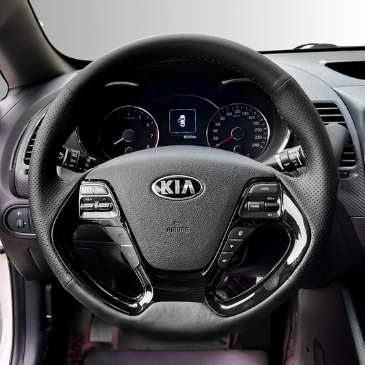 Steering Wheel Cover  wrap for Kia Forte / Forte Koup / Forte5 / Ceed Cee'd 2 / Proceed Pro Ceed/ Ceed GT / Proceed GT/ Cerato 3