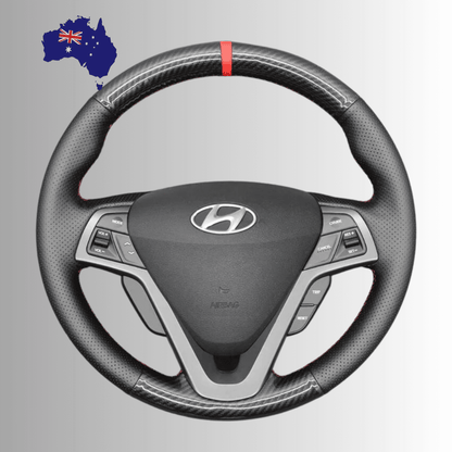 Steering Wheel Cover wrap for Hyundai Veloster 2011-2017