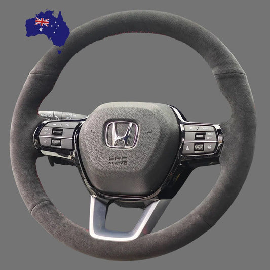 Steering-Wheel-Cover-for-Honda-Civic-Type-R-FL5-11th-Si-LX-CRV-HRV-ZRV-Accord-Pilot-Passport-2022-2023-2024-2025-2026