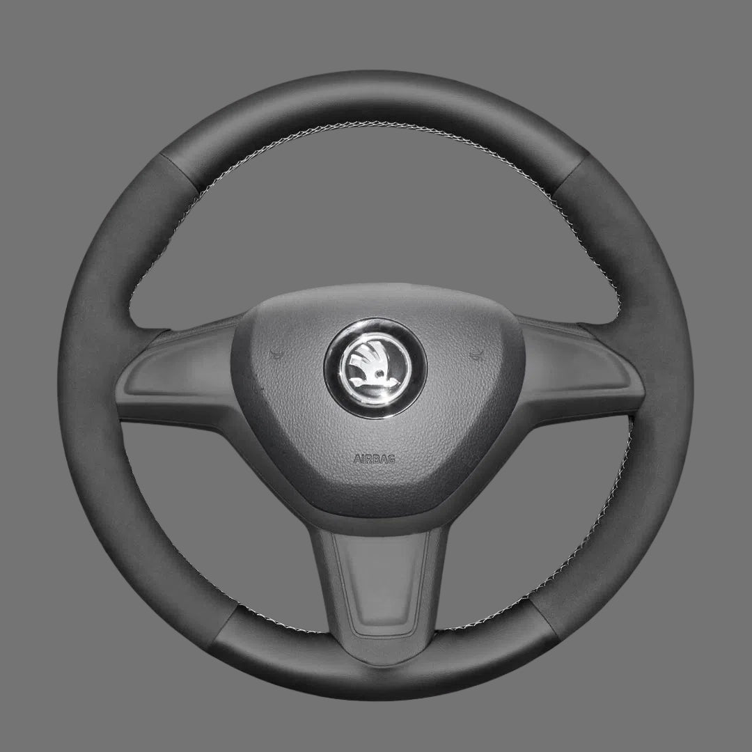 Steering-Wheel-Cover-for-Skoda-Citigo-Fabia-Yeti-2013-2019