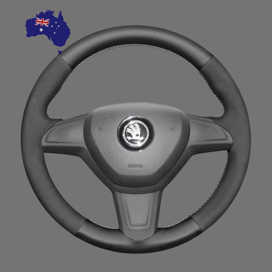 Steering-Wheel-Cover-for-Skoda-Citigo-Fabia-Yeti-2013-2019