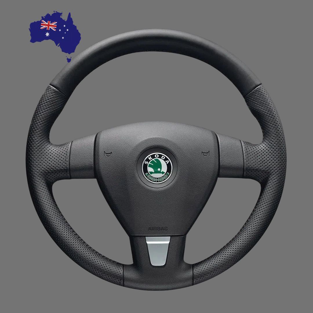 Steering-Wheel-Cover-For-Skoda-Fabia-Octavia-2007-2014