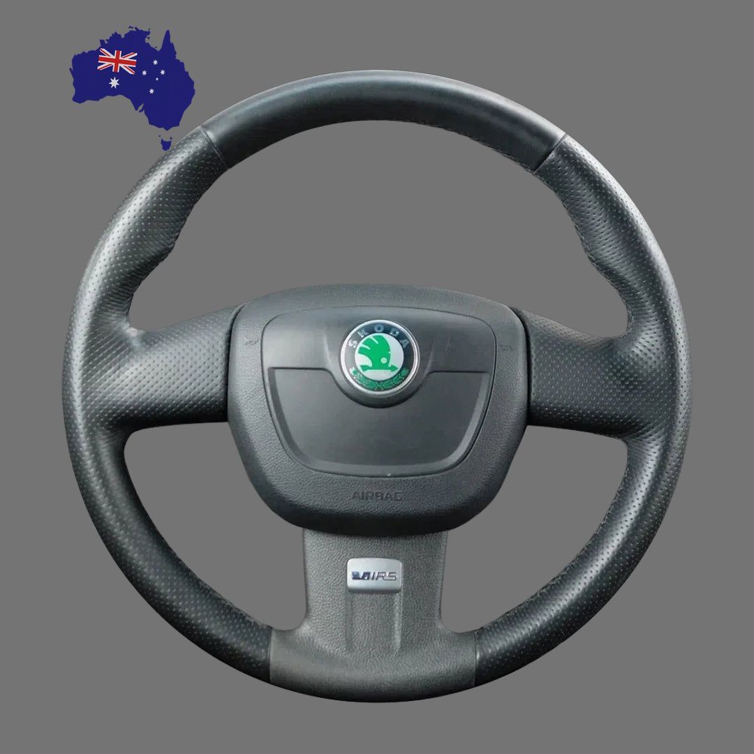 Steering-Wheel-Cover-For-Skoda-Fabia-Octavia-RS-2010-2014