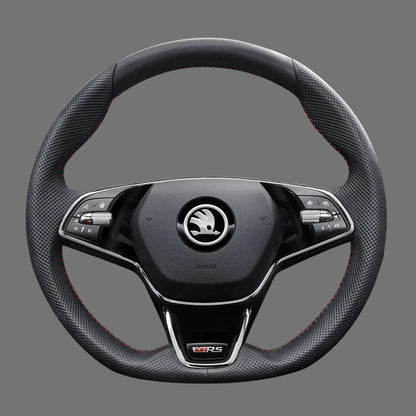 Steering-Wheel-Cover-For-Skoda-Fabia-Kamiq-Scala-Octavia-VRS-RS-Combi-2022-2023