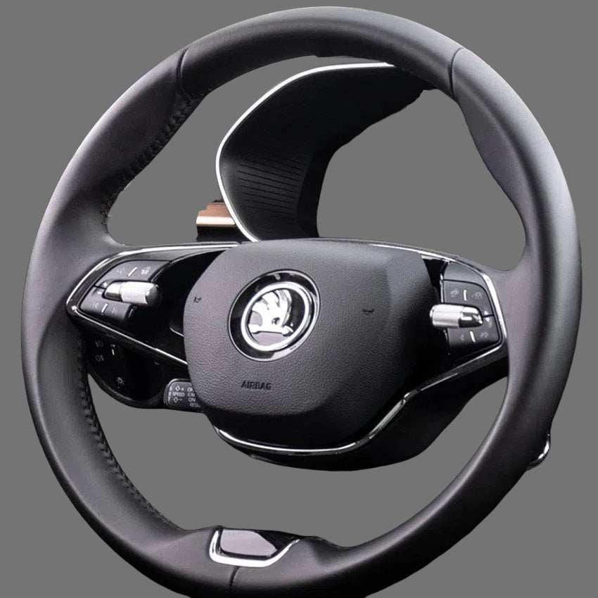 Steering-Wheel-Cover-for-Skoda-Octavia-VRS-Fabia-2021-2024