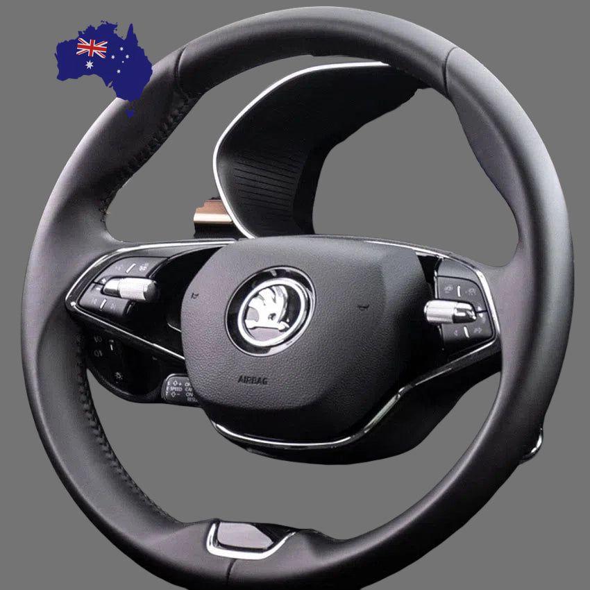 Steering-Wheel-Cover-for-Skoda-Octavia-VRS-Fabia-2021-2024