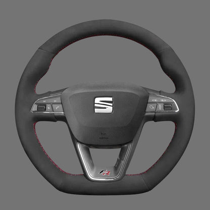 Steering-Wheel-Cover-for-Seat-Leon-FR-CUPRA-Ibiza-Alhambra-Line-Arona-Ateca-Toledo-2014-2020