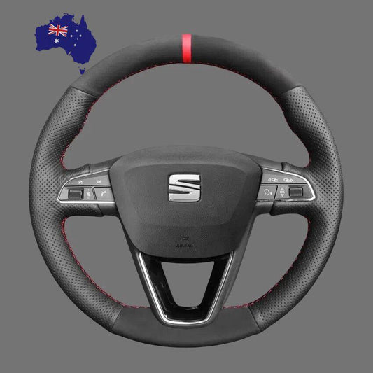 Steering-Wheel-Cover-for-Seat-Leon-Ibiza-Alhambra-Arona-Ateca-Tarraco-Toledo-2013-2020