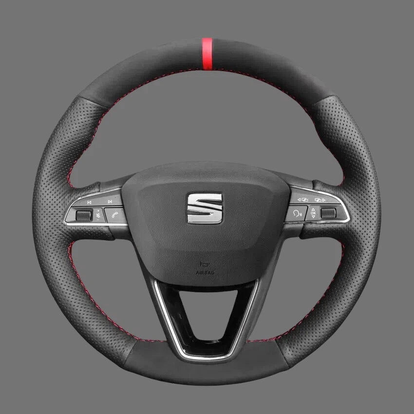 Steering-Wheel-Cover-for-Seat-Leon-Ibiza-Alhambra-Arona-Ateca-Tarraco-Toledo-2013-2020