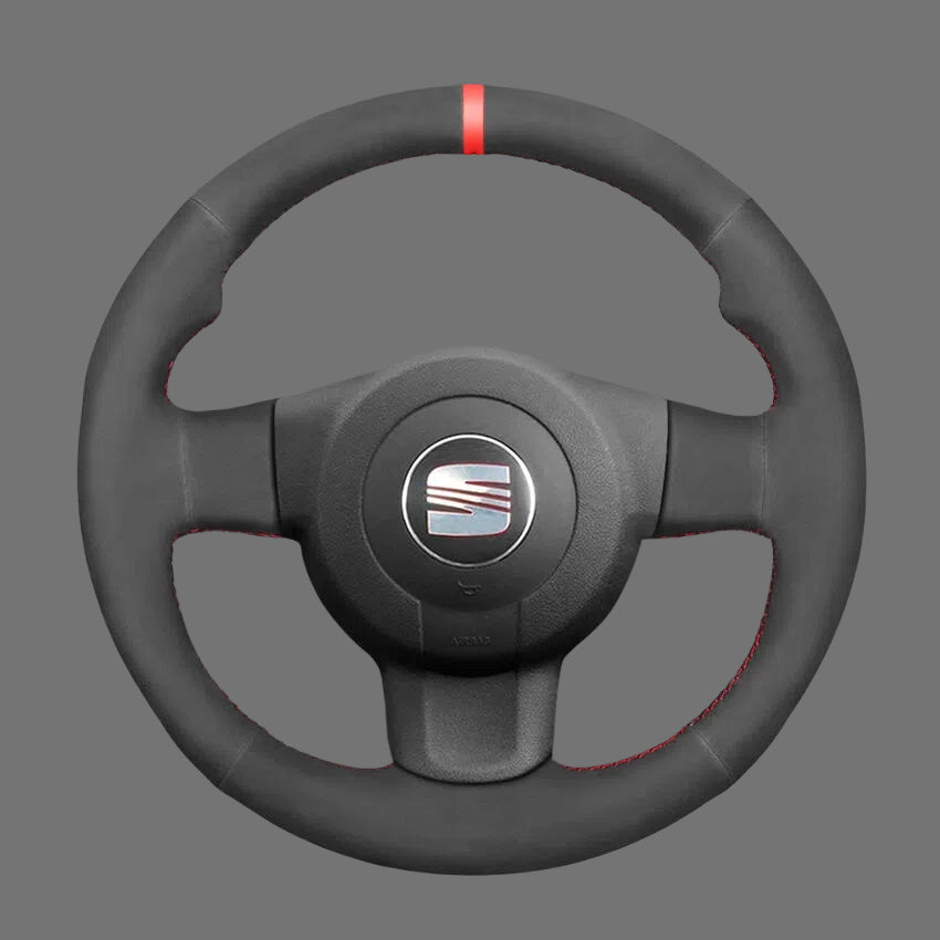 Steering-Wheel-Cover-for-Seat-Leon-FR-Cupra-MK2-1P-Ibiza-FR-6L-2005-2009