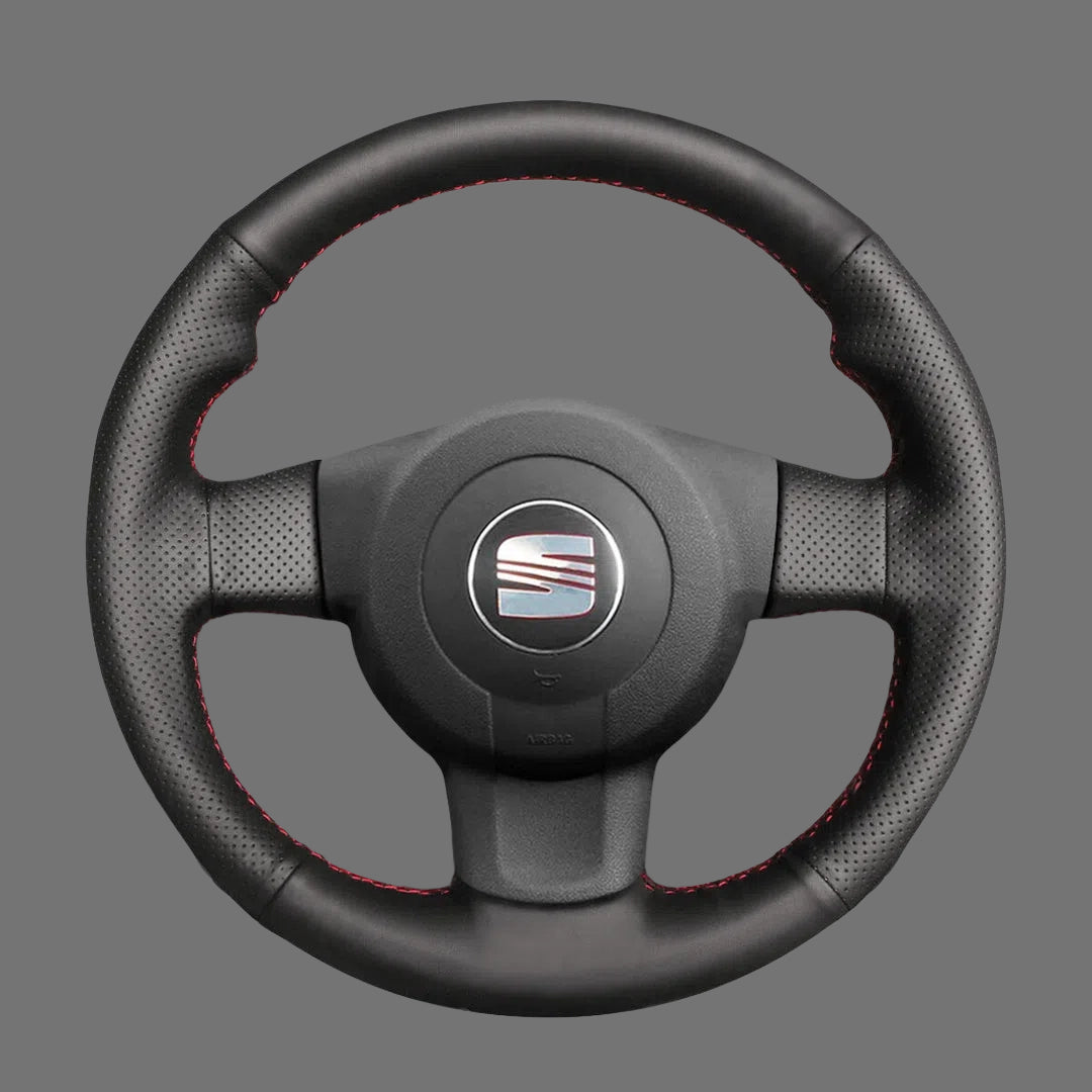Steering-Wheel-Cover-for-Seat-Leon-FR-Cupra-MK2-1P-Ibiza-FR-6L-2005-2009
