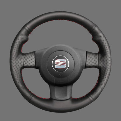 Steering-Wheel-Cover-for-Seat-Leon-FR-Cupra-MK2-1P-Ibiza-FR-6L-2005-2009