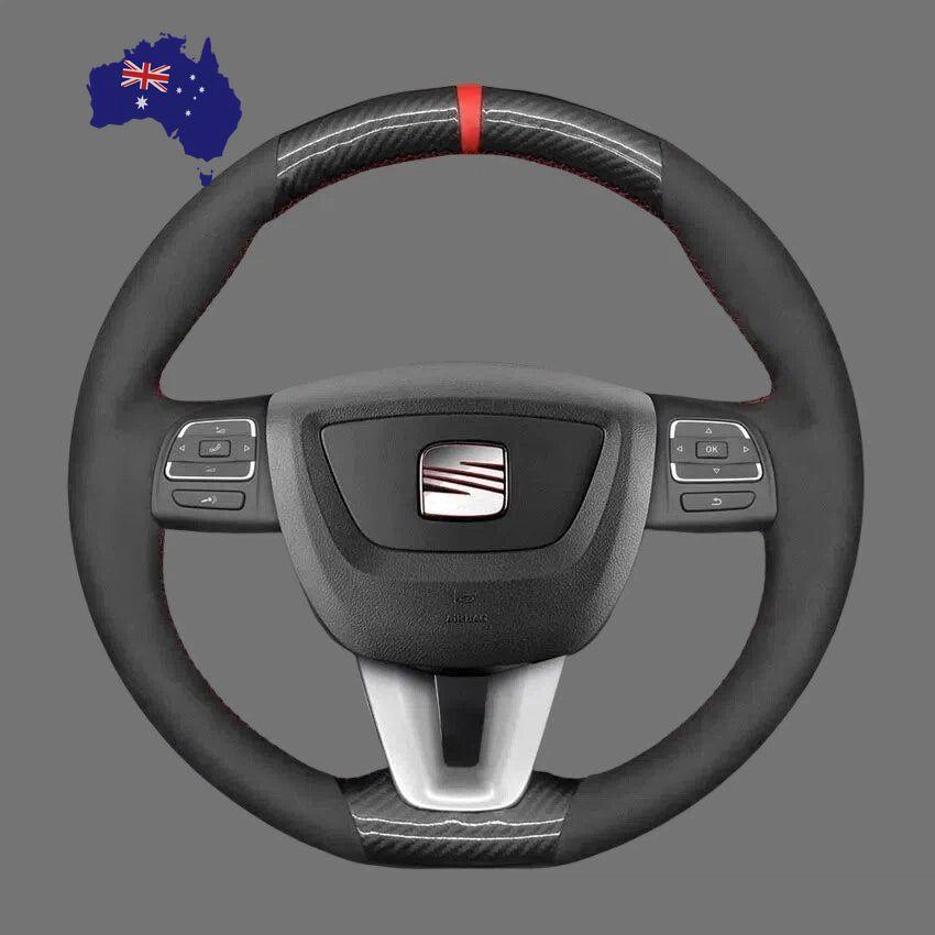 Steering-Wheel-Cover-for-SEAT-Leon-Alhambra-Toledo-Altea-2009-2012