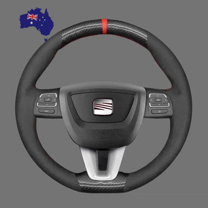 Steering-Wheel-Cover-for-SEAT-Leon-Alhambra-Toledo-Altea-2009-2012