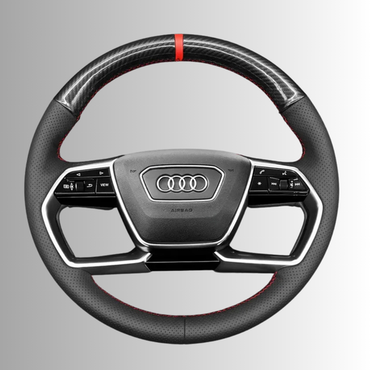 Steering Wheel Cover  wrap for Audi A6 A7 A8 A8L S8 ETRON 2019-2023